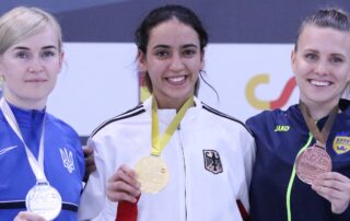 Karate Europameisterin Reem Khamis